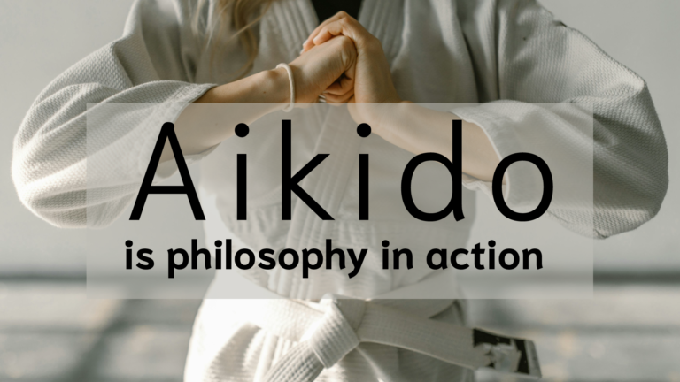 Aikido is philosophy in action